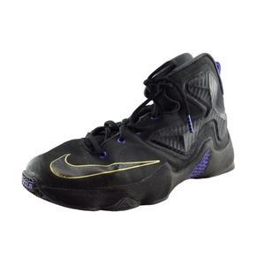 Nike LeBron James Boys Shoes Size 6 M Black Synthetic Basketball‎